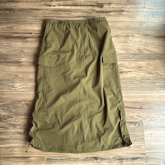 Princess Polly Dresses & Skirts - Princess Polly | Ferguson Parachute Maxi Skirt Khaki